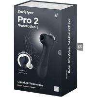 Стимулятор клиторальный Satisfyer Pro 2 Generation 3 Black с вибрацией