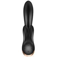 Вибратор-кролик Satisfyer Double Flex Connect App Black