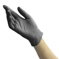 Перчатки нитровиниловые Benovy черные, размер M, 50 пар