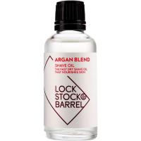 Масло аргановое для мужчин Lock Stock & Barrel Argan Blend Shave Oil для бритья и ухода за бородой, 100 мл
