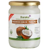 Масло кокосовое Baraka Extra Virgin Organic Bio нерафинированное, 500 мл