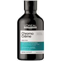 Шампунь-крем L'Oreal Professionnel Serie Expert Chroma Creme с зеленым пигментом для нейтрализации красного оттенка, 300 мл