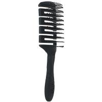 Щетка Wet Brush Pro Flex Dry Paddle Black черная, с мягкой ручкой для быстрой сушки волос