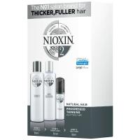 Набор Nioxin Система 2 для натуральных истонченных волос, 150 мл + 150 мл + 40 мл