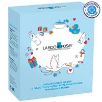 Набор La Roche-Posay Lipikar, масло, 400 мл + молочко, 400 мл + бальзам, 15 мл + уточка для ванны