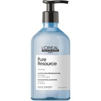 Шампунь глубоко очищающий L'Oreal Professionnel Serie Expert Pure Resource для волос, склонных к жирности, 500 мл