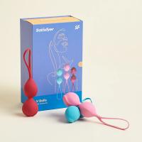 Шарики вагинальные Satisfyer V Balls классические двойные, 3 шт