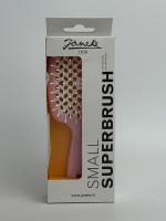 Щетка Janeke Superbrush Small для волос, розово-белая