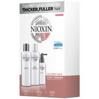 Набор Nioxin Система 3 для окрашенных волос с тенденцией к истончению, 150 мл + 150 мл + 50 мл