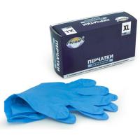 Перчатки нитриловые Aviora, неопудренные, одноразовые, голубые, размер XL, 50 пар
