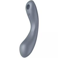 Стимулятор клитора Satisfyer Curvy Trinity 1 Bluegrey с вибрацией