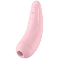 Стимулятор клитора Satisfyer Curvy 2+ Connect App Pink с вибрацией