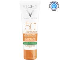 Крем солнцезащитный Vichy Capital Soleil 3 в 1 SPF 50+ матирующий для жирной проблемной кожи, 50 мл
