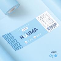 Простыня одноразовая Nuuma Comfort Sky голубая, 80 х 200 см, 1 рулон, 75 шт