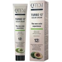 Краситель перманентный Qtem Turbo12 для волос, 12.2 скандинавский лавандовый блонд, 100 мл