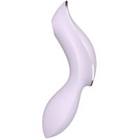 Стимулятор клитора Satisfyer Curvy Trinity 2 Violet с вибрацией