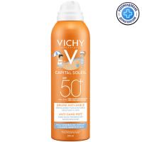 Спрей-вуаль солнцезащитный Vichy Capital Soleil SPF 50+ антипесок для детей, 200 мл
