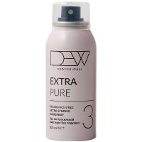 Лак Dew Professional Extra Pure 15 в 1 экстрасильной фиксации без отдушки для волос, 100 мл