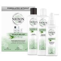 Набор Nioxin Scalp Relief для ухода за чувствительной кожей головы и волосами, 200 мл + 200 мл + 100 мл