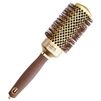 Термобрашинг Olivia Garden Expert Blowout Shine Wavy Bristles Gold & Brown ID2050 для волос, 45 мм