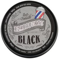 Помада оттеночная Beardburys Color Hair Pomade Black для укладки волос, черная, 100 мл