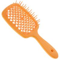 Щетка Janeke Superbrush для волос, флуоресцентно-оранжевая