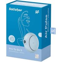 Стимулятор клиторальный Satisfyer Pro To Go 3 Blue с вибрацией