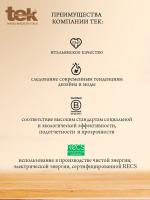 Щетка Tek Ceramik Antibacteric Oxy с квадратной деревянной ручкой, 36 мм
