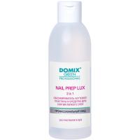 Обезжириватель Domix Green Professional Nail Prep Lux 2 в 1, средство для снятия липкого слоя и лака для ногтей без растворителей, 200 мл