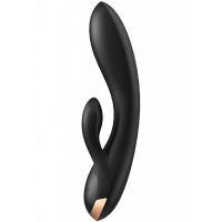 Вибратор-кролик Satisfyer Double Flex Connect App Black