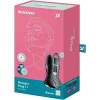 Пробка анальная Satisfyer Rotator Plug 1+ Connect App Black с вибрацией