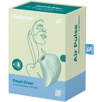 Стимулятор клиторальный Satisfyer Pearl Diver Mint с вибрацией