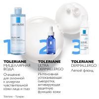 Вода мицеллярная La Roche-Posay Toleriane для склонной к аллергии чувствительной кожи лица и области вокруг глаз, 400 мл