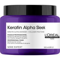 Маска L'Oreal Professionnel Serie Expert Keratin Alpha Sleek для выпрямления волос, 500 мл