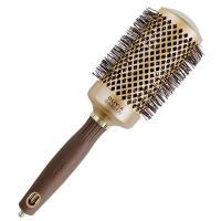 Термобрашинг Olivia Garden Expert Blowout Shine Wavy Bristles Gold & Brown ID2051 для волос, 55 мм