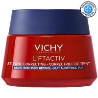 Крем ночной Vichy Liftactiv B3 Tone Correcting с ретинолом против пигментации и морщин, 50 мл