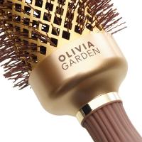 Термобрашинг Olivia Garden Expert Blowout Shine Wavy Bristles Gold & Brown ID2049 для волос, 35 мм