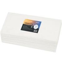 Полотенца одноразовые White Line Absolute 35х70 см белые из вискозы в пачке, 50 шт