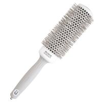 Термобрашинг Olivia Garden Expert Blowout Speed XL Wavy Bristles White & Grey ID2026 для волос, 45 мм