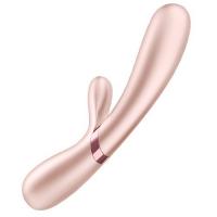 Вибратор-кролик Satisfyer Hot Lover Silver с функцией нагрева и управлением через приложение