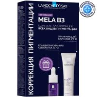 Набор La Roche-Posay Mela B3 для коррекции пигментации, крем-уход SPF 30, 40 мл + сыворотка, 10 мл