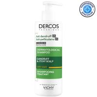 Шампунь-уход интенсивный Vichy Dercos против перхоти для сухих волос, 390 мл