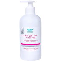 Крем Domix Green Professional с кератином, маслом чайного дерева, коллоидным серебром для рук и ногтей, 500 мл