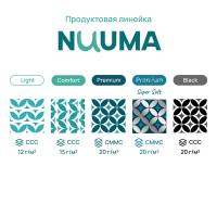 Простыня одноразовая Nuuma Premium White белая, 80 х 200 см, 1 рулон, 75 шт