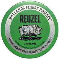 Помада зеленая Reuzel Green Pomade Grease для укладки волос, 95 г