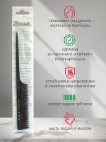 Расческа Janeke 861 с длинной ручкой и широкими зубьями для волос, 21 см
