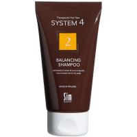 Шампунь №2 System 4 для сухой кожи головы, сухих, поврежденных и окрашенных волос, 75 мл