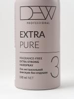 Лак Dew Professional Extra Pure 15 в 1 экстрасильной фиксации без отдушки для волос, 100 мл
