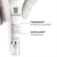 Крем-филлер La Roche-Posay Pure Vitamin C для заполнения морщин для контура глаз, 15 мл