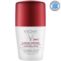 Дезодорант-антиперспирант шариковый Vichy Clinical Control против избыточного потоотделения, 50 мл